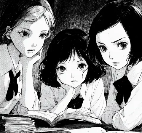 悬疑推理题材漫画作品封面